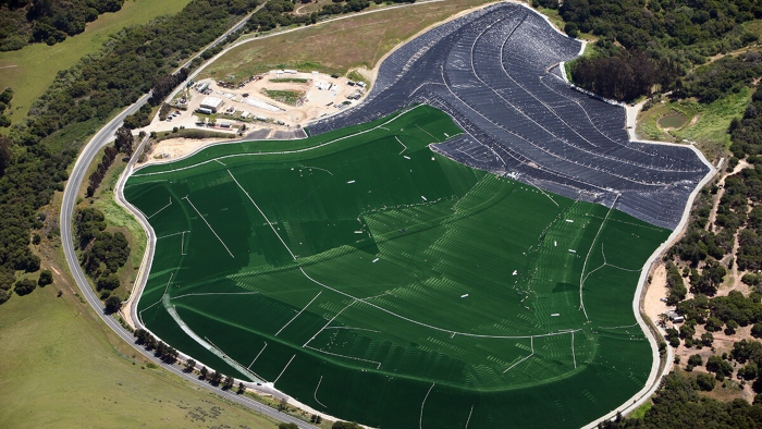 Landfill closure best practices include AGRU America Inc.’s and Watershed Geo’s ClosureTurf engineered landfill closure system